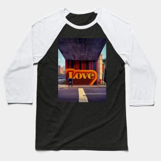 Love Street Art Graffiti Dumbo Brooklyn NYC Baseball T-Shirt